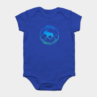 Jasper National Park Alberta Canada Moose Baby Bodysuit